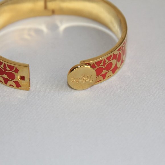 Coach Legacy Signature C Hinged Bangle - Picture 3 of 13